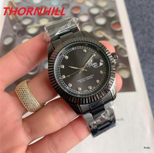 Toppkvalitet Luxury Watch Fine Steel Watchcase Watchband Automatisk rörelse Mens Klockor Timepiece Function Clock