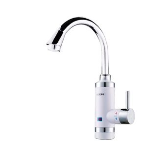 Electric Faucet Water Heater Tankless Kitchen Digital Display Instant Heating mixer Tap Deck Mount