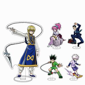 Caçador Keychain Homem Acrílico Em pé Figura Chaveiro Chaveiro Chaveiro Modelo Modelo Stand Kid Anime Alta Qualidade Chave Titular Brelok G1019