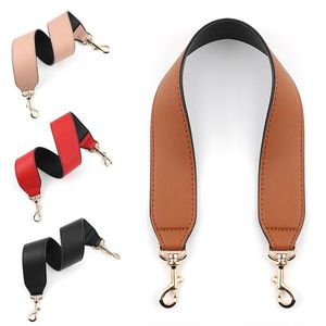 Bag Parts & Accessories Female Handles Shoulder Strap 50cm PU Leather Solid Straps Belt Wide Bags Replacement