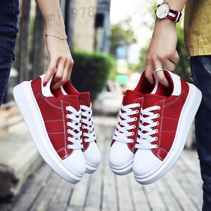 Mens sneakers casual skor klassiska män och kvinna sport tränare kudde yta P-10