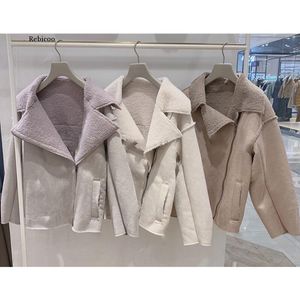 Wholesale velvet products for sale - Group buy Women s Jackets Autumn And Winter Products Fashion Retro Sweet Cool Loose Lamb Velvet Faux Suede Lapel Jacket Women