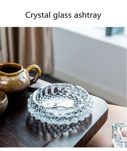 Askkopp kreativ personlighet trend kristall glas europeiskt stort hem vardagsrum kontor KTV Ashtray Custom