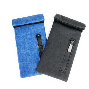 Colorido Portátil Herb Seco Tabaco Cheiro Fumar Handpipe Saco Saco Inovador Design Lighter Zipper Recipiente Cigarro Suporte de Cigarro Bolso DHL Livre