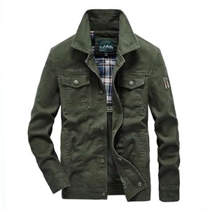 Plus size 7xl 8xl jaqueta militar homens qualidade algodão primavera outono homens jaquetas multi-bolsos casuais casuais masculinos chaquetas hombre 210928