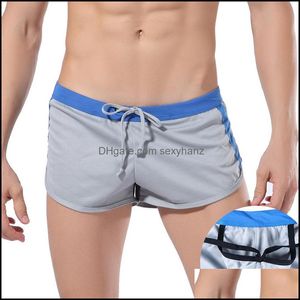 Underpants Underwear Abbigliamento Autentico sport sportivo sexy Shorts Homehold Trunks Trunks Mesh Fabric Colors 5pcs 7063 Dropse Delivery 202 202