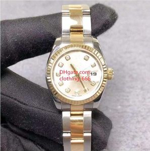 Luxury Women Watch Diamond Sapphire 179173 26mm Classic Mechanical White Dial Sweeping Stainless Steel Bracelet Waterproof Watch