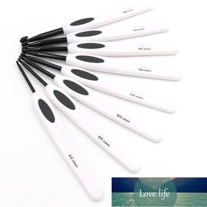 Convenient 8 pcs / Set color plastic handle Aluminum Crochet Hooks Knitting Needles for Home Sewing Handmade Tools Factory price expert design Quality Latest Style