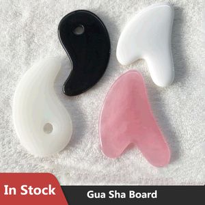 Resin Home Heart-shaped Gua Sha for Massage, Back, Neck and Waist