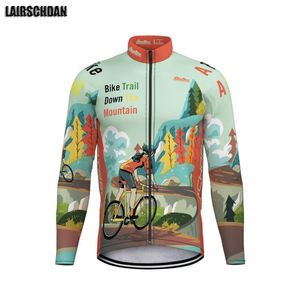 Yarış Ceketleri Lairschdan Bisiklet Jersey Erkekler Dağ Bisikleti Sonbahar MTB Bisiklet Gömlek Uzun Kollu Yol Bluz Üst Bahar Giysileri