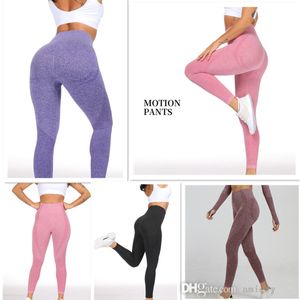 Kadın Spor Yoga Pantolon Küçük Nokta Jakarlı Dikişsiz Fitness Pantolon Seksi Kalça Yükseltme Karın Spor Giyim Giyim 12 Renkler