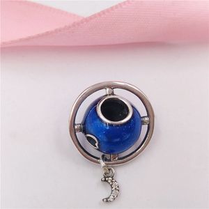 Set di gioielli per ragazza in argento sterling 925 per bambini pandora luna stella cuore charms catena fai da te kit per la creazione di braccialetti ragazze donne perline ciondolo collana di cristallo stile europeo