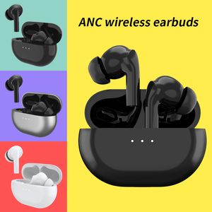 Anc Bluetooth fone de ouvido ativo Redução de ruído TWS fone de ouvido estéreo sem fio fone de ouvido de produto agradável com caixa de carregamento xy-50