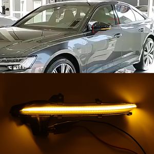 1 uppsättning för Audi A6 C8 4K A7 4K8 A8 D5 2018 2019 LED Dynamisk Turn Signal Light Side Wing Mirror Sequential Indicator Blinker Lamp