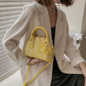 أكياس مسائية 2021 الأزياء طباعة حقائب الكتف حقيبة كورس فرشاة المصممين الفاخرة بو سلسلة الكاجو زهرة سيدة المحافظ