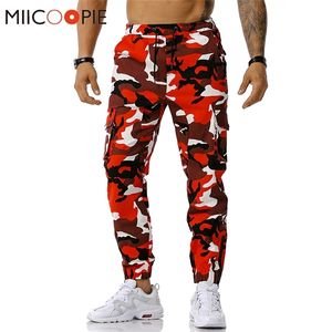 Ren bomull Camo Harembyxor Män Märke Flera Färg Kamouflage Militär Taktiska Lastbyxor Män Joggers Byxor med fickor X0615