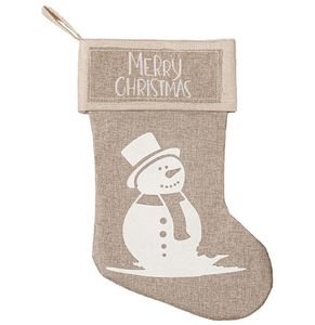 3pcs Christmas Decorations Non-Woven Stockings Fluffy Santa Socks Snowflake Xmas Tree Decoration Festival Gift Bag