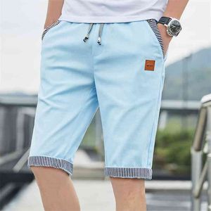 Beach Shorts Male Sweatpants summer shorts men's cotton and hemp s casual foreign trade pants 210716