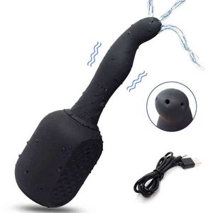 NXY Giocattoli anali Silicone vaginale Clearner massaggiatore prostatico maschile Douche clistere culo pulizia dell'ano giocattoli del sesso per uomini donna vibratore 1125