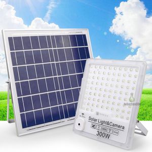 Solar Floodlight Lamp with Camera 32G TF Card 4G Wireless HD Solar Monitor outdoor Courtyards Garden Home Sound Warning Security Lamps