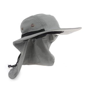 Sun Hat Bucket Verano Hombres Mujeres Pesca Boonie Protección UV Largo Gran Ancho Amplio Bob Senderismo Sombreros al aire libre