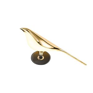 Modern Design Luxury Gold Plating Bird Led Wall Lamps Hallway Stairs Sconce Bedroom Bathroom Decoration Indoor Lighting Lamp