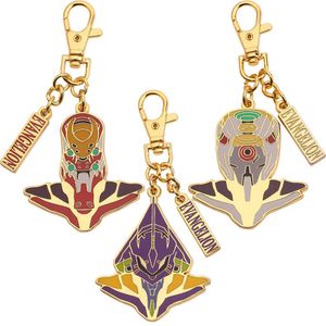 Ny Anime Eva Keychain Spear of Metal Pendant Modell KeysRings LLAVEROS CHAVEIRO Män Jewlery G1019