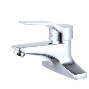 Wholesale two handle faucets resale online - Bathroom Sink Faucets Basin Faucet Solid Brass Two Holes Mixer Single Handle And Cold Water Tap