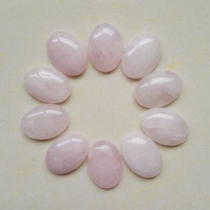 Natural stone Oval Cabochon Loose Beads opal Rose Quartz turquoise stones patch face for Reiki Healing Crystal necklace ring earrrings jewelry making 25x18mm