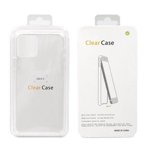 Tunn smal transparent tydliga telefonfodral f￶r iPhone 11 12 13 14 Pro Max X XR 7 8Plus skyddande omslag