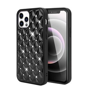 TPU PC Diamond Shape Shape Plitter Cases Shinny Protection Shell for iPhone 14 13 Pro Max Mini 12 11 X XS XR 7 8 Plus SE