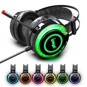 PS5 / PS4 / NS / XBOXSERIESX / S / PCコンピュータの携帯電話ヘッドフォンのHeadphone 100％本物のIPEGA有線ヘッドセットヘッドフォン帯調整ゲーム