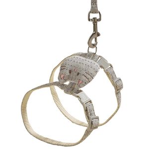 Cat Collar Prowadzi Pies Kołnierz Pet Bezpieczeństwa Pas Koty Trakcyjna Lina Regulowana Kitty Back Heart Małe psy Akcesoria