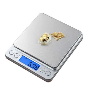Digital Kitchen Scale Electronic Cooking Food Measuring Tools Mini Pocket Jewelry ,Stainless Steel Platform 210615
