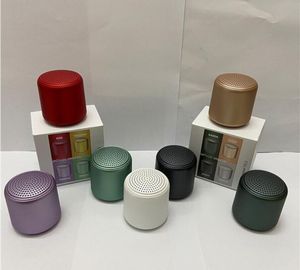 Macaron Mini Bluetooth-högtalare Protabel Trådlös Musikhögtalare Extra Bass Stero Player Vattentät Support TF-kort USB med Retail Box