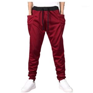 Herrbyxor 2022 Harem Style Fashion Casual Skinny Sweatpants Trousers Drop Crotch Män Joggers Sarouel