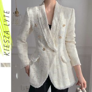 Designer Jacket Women Luxury Spring Autumn Office Lady Niche Slim Blazers Coat High Quality 210608