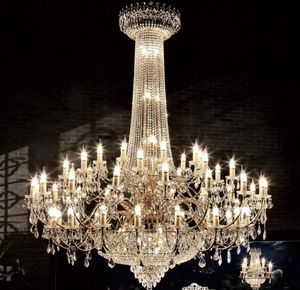 Luxus-Empire-Kristall-Kronleuchter für Häuserdekoration