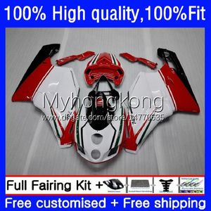 Injection Mold Fairings For DUCATI 749-999 749S 999S 749 999 Bodywork 03-06 15No.5 749 999 S R 03 04 05 06 White red black 749R 999R 2003 2004 2005 2006 OEM Bodys Kit