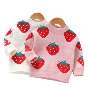 VIDMID 2021 nuove ragazze maglione pullover maglione per bambini autunno e inverno maglione addensato peluche P5290 Y1024