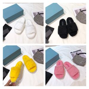 Luxury Designer women shoes terry fabric slippers embroidered logo decorative upper cm embossed sole casual top quality with box size