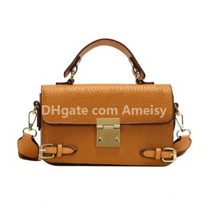 Latest Designer Shoulder Bag for Women Handbag Purse With Chain Ladies Fashion Flap Top Quality Wallet Crossbody Bags in Brown color