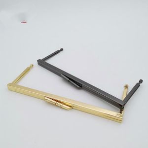Аксессуары для запчастей мешков 20,5x7,5 см. Оптовая китайская ручка с никелевым металлическим кошельком с застежкой для современного стиля и цепными петлями