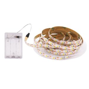 Strips Battery Powered SMD 2835 LED Strip Light IP21 IP65 Waterproof 60LEDs/m Warm White Flexible Tape Lights Lamp