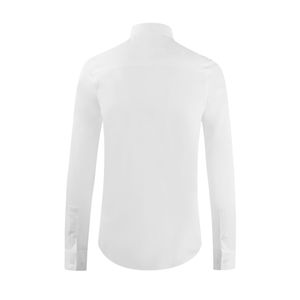 Elegant Chameleon Print Collar Shirt Men Casual Slim Long Sleeve Chemise homme Solid Business male Cotton Shirts Plus Size M-3XL