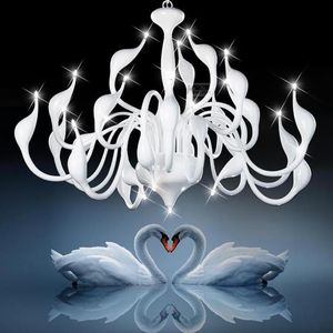 Chandeliers Modern Led Swan Chandelier Lighting With G4 Bulb For Living Room Bedroom Nordic Design Wrought Iron