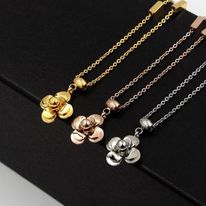 Custom Flower Women Pendant Necklace Stainless Steel With Free Chain For Jewelry Necklaces & Pendants Chains