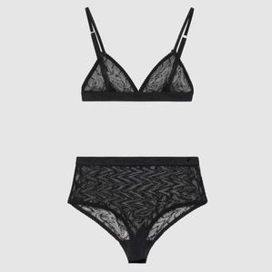 Fashion Jacquard Women Bra Set Classic Letter Embroidered Lingerie Sexy Beautiful Girl Sex Suit