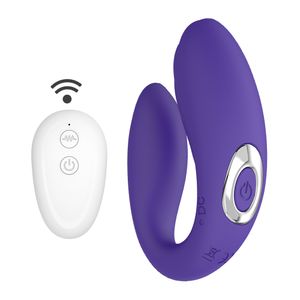 Weicher Vaginalvibrator, U-Form, 10 Geschwindigkeiten, vibrierende Muschi-Vibratoren, leises Design, Klitoris-Stimulator, Vaginal-Massagegerät, Sexspielzeug für Frauen