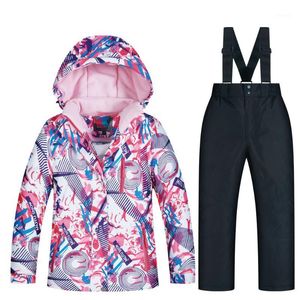 Jackets de esqui 2021 Inverno infantil ao ar livre de alta qualidade infantil à prova de neve à prova d'água do vento esqui e snowboard